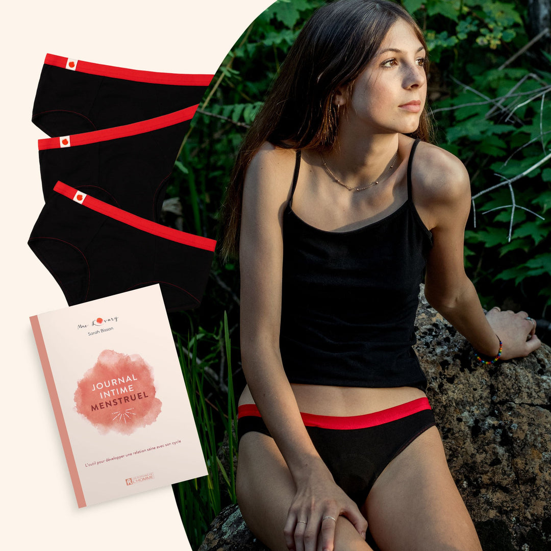 Pack de culottes menstruelles pour ado