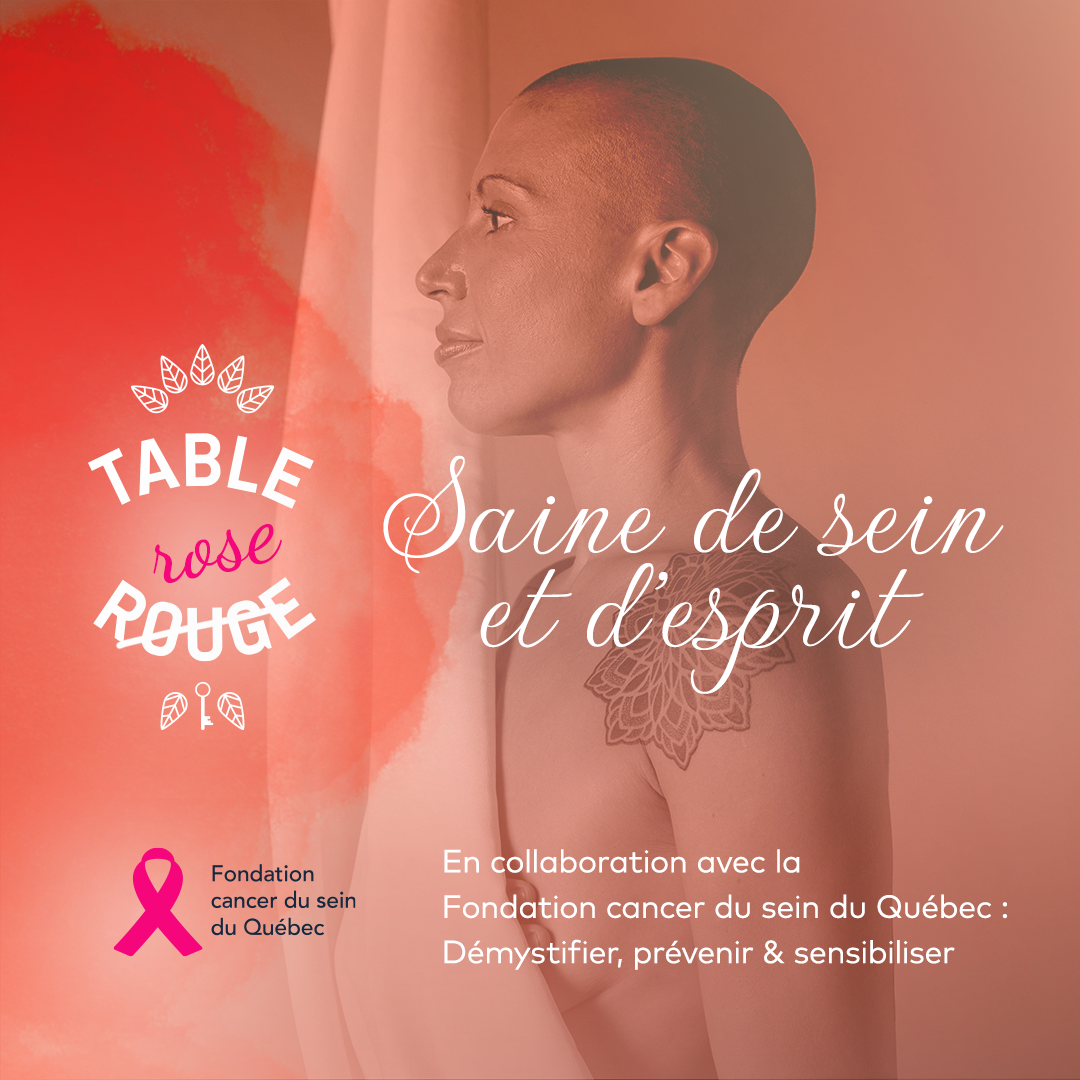 Évènement cancer du sein, proposé par une entreprise de bobette québécoise.